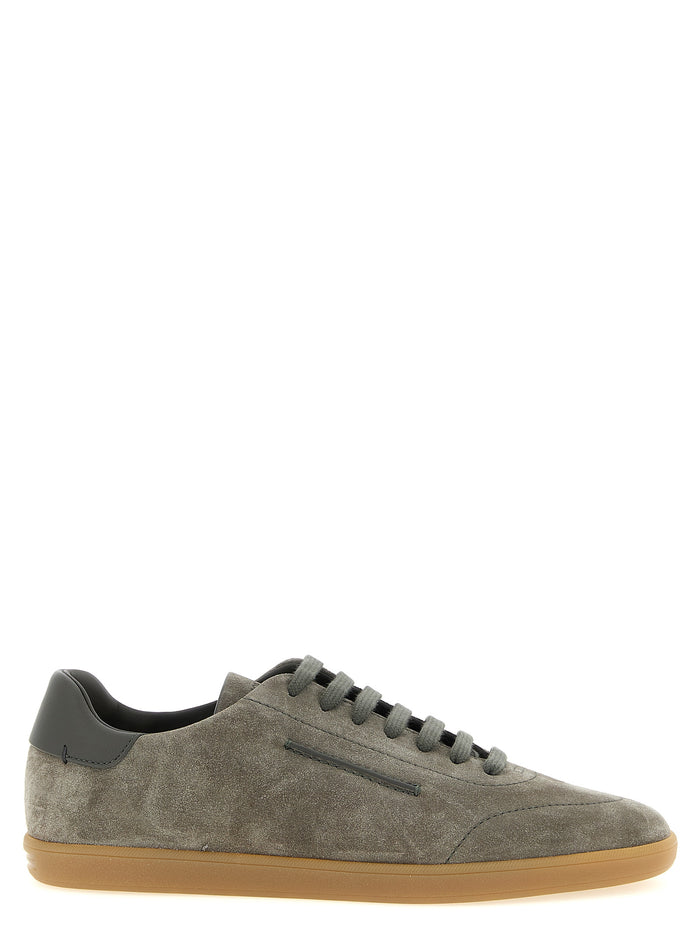 232 sneakers Gray Calfskin Leather (bos Taurus)