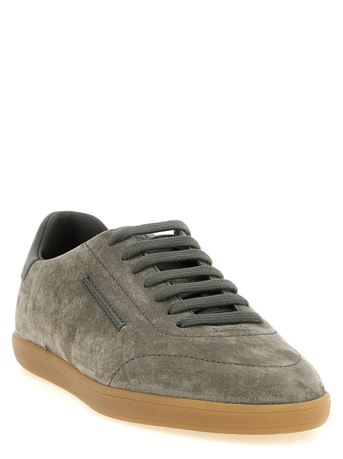 232 sneakers Gray Calfskin Leather (bos Taurus)