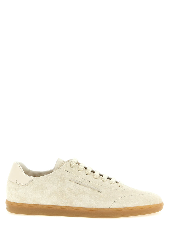 232 sneakers Beige Calfskin Leather (bos Taurus)