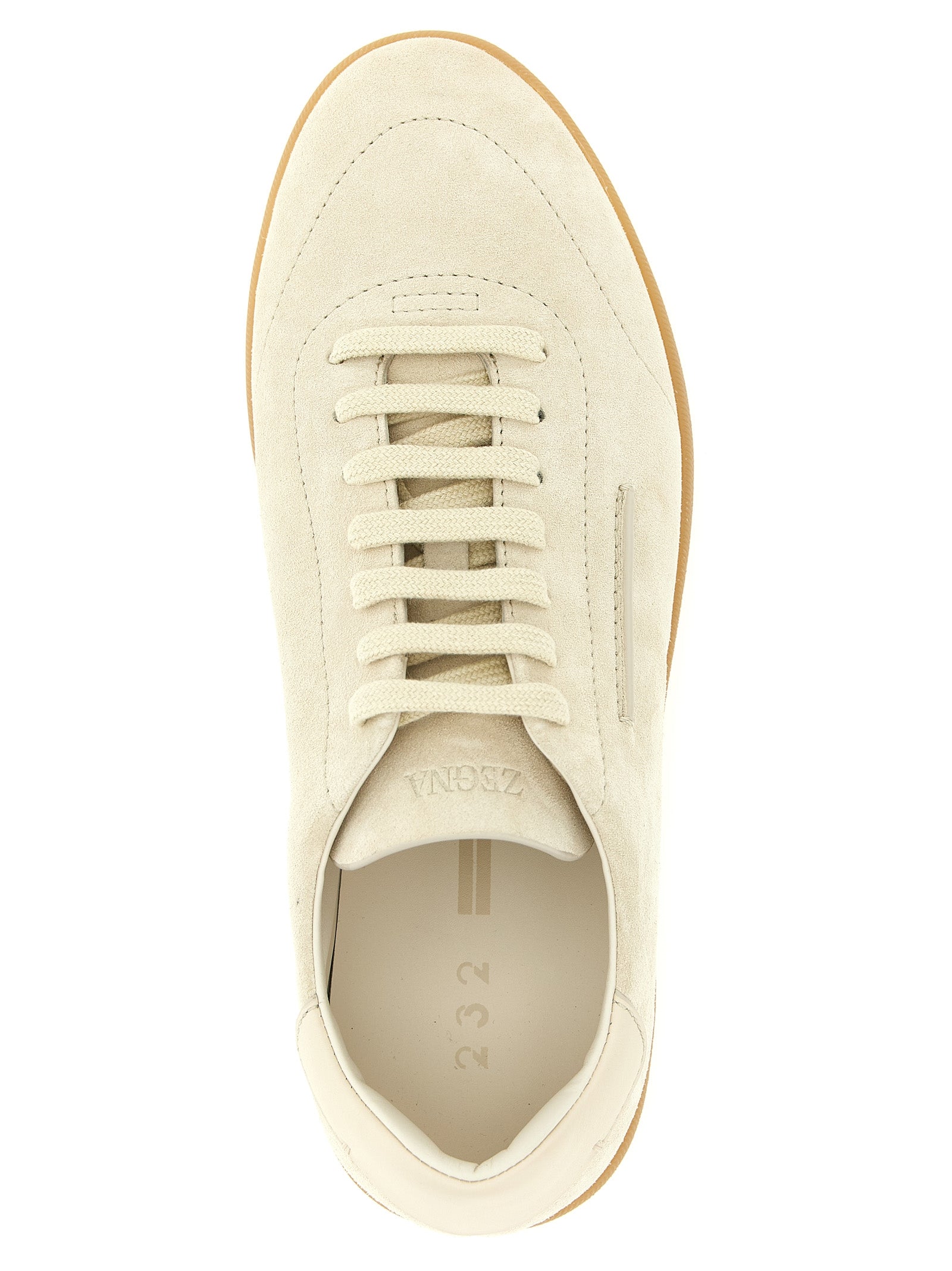 232 sneakers Beige Calfskin Leather (bos Taurus)