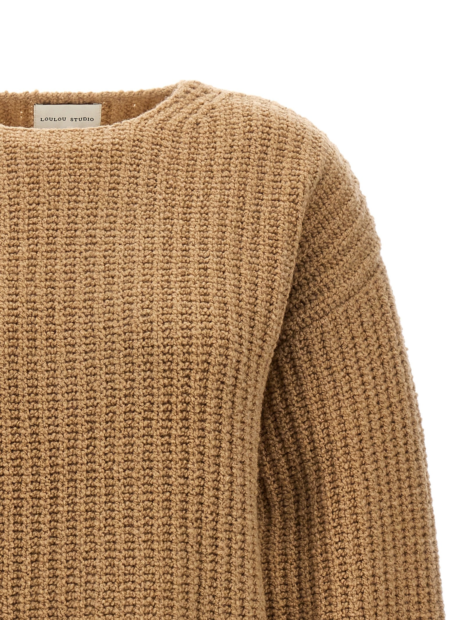 Lola sweater Beige Wool Nylon Elastane Sweater, Cardigans