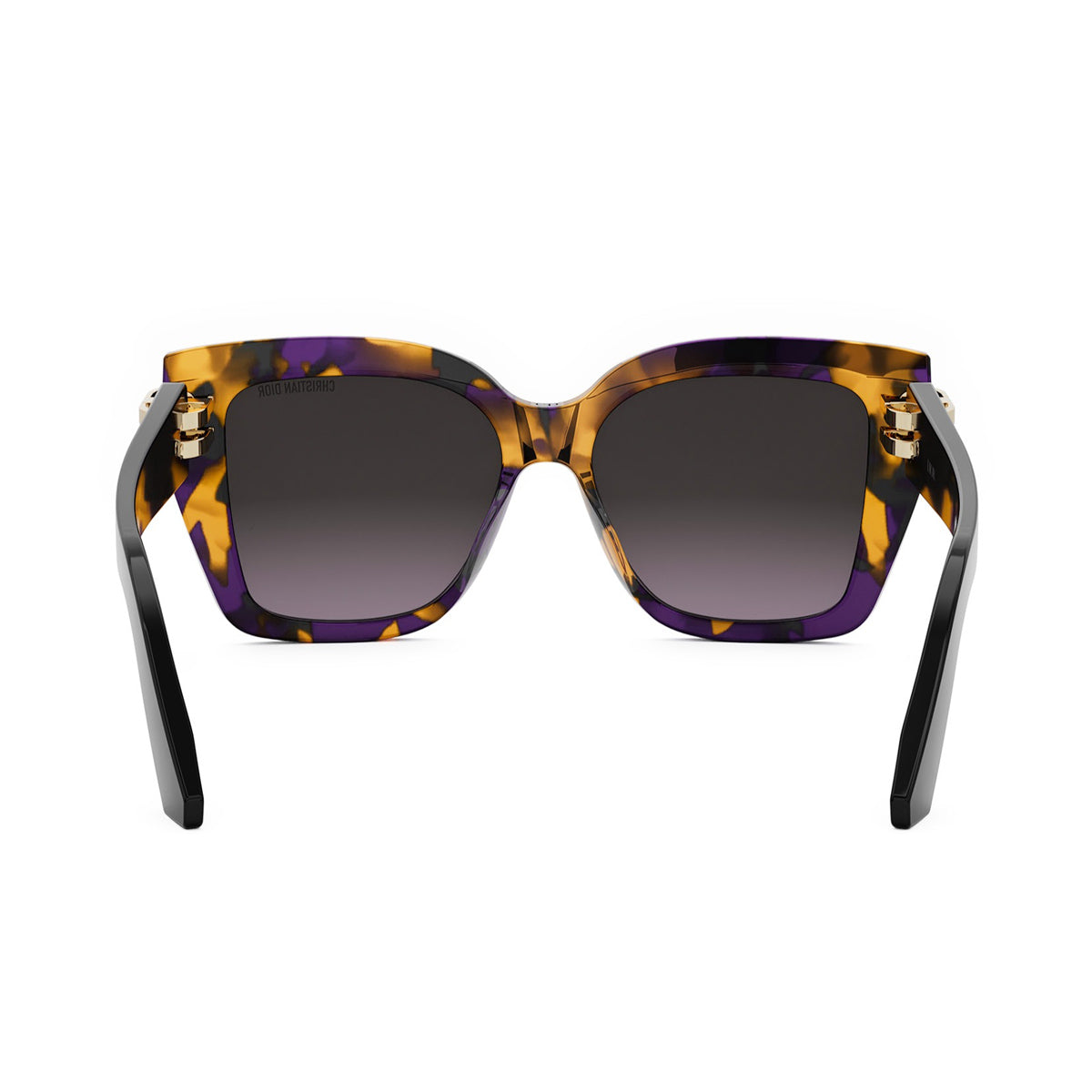 CDior S1I 24f2 Havana Giallo Viola Multicolore Acetate Occhiali Da Sole