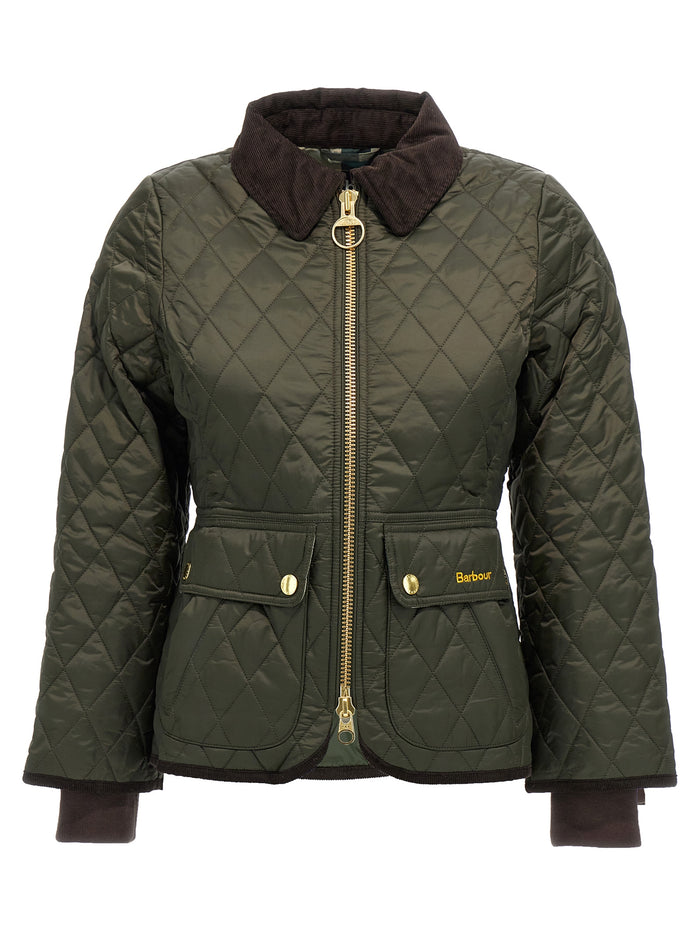 Beadnell Jacket Green Wool Down Jacket, Parka, Casual