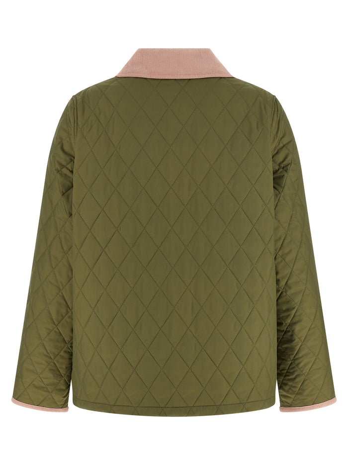 Liddesdale Cropped Icons jacket Green Polyamide Down Jacket, Parka, Casual