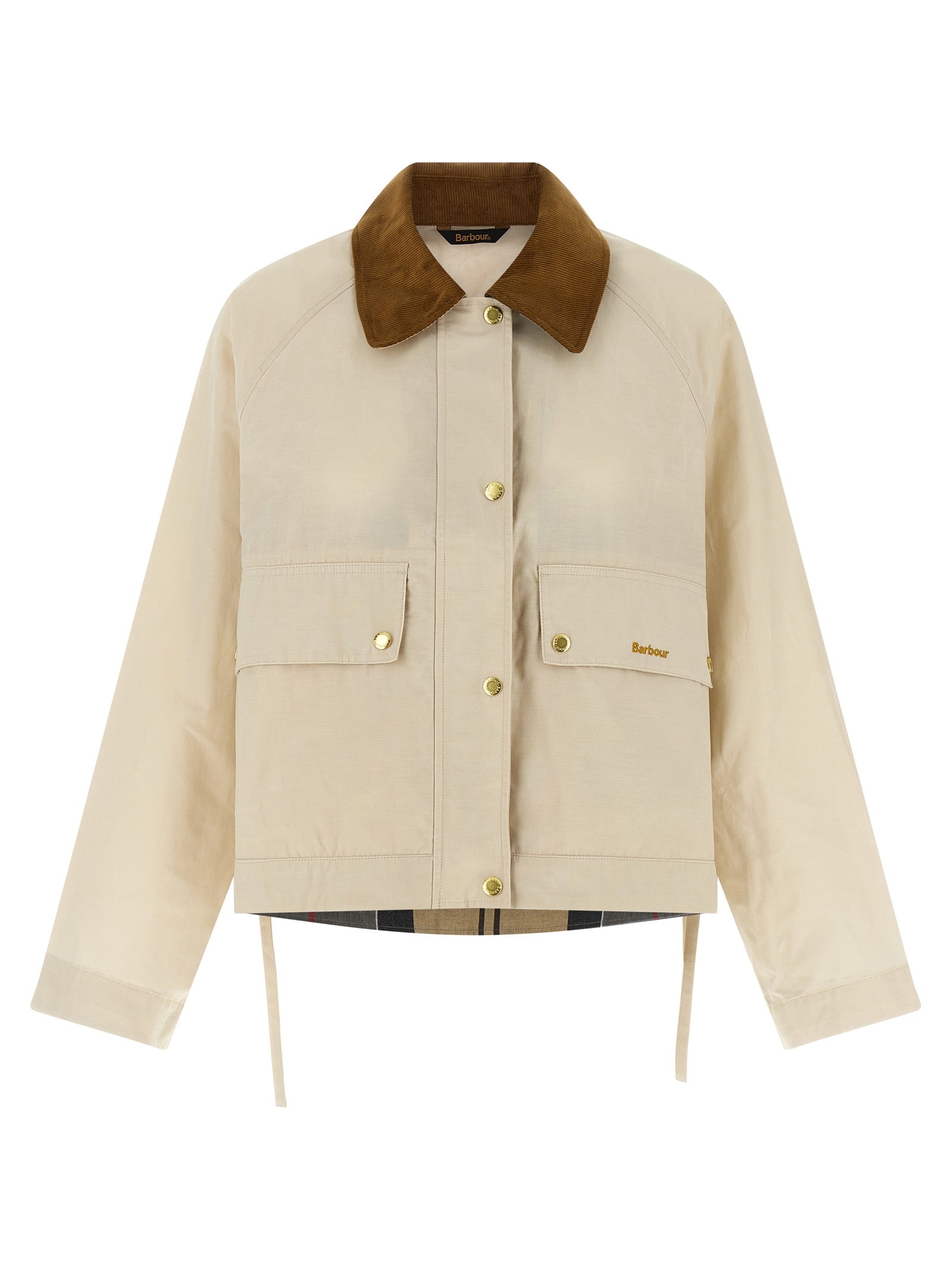 Medland rain jacket Beige Cotton Polyamide Down Jacket, Parka, Casual