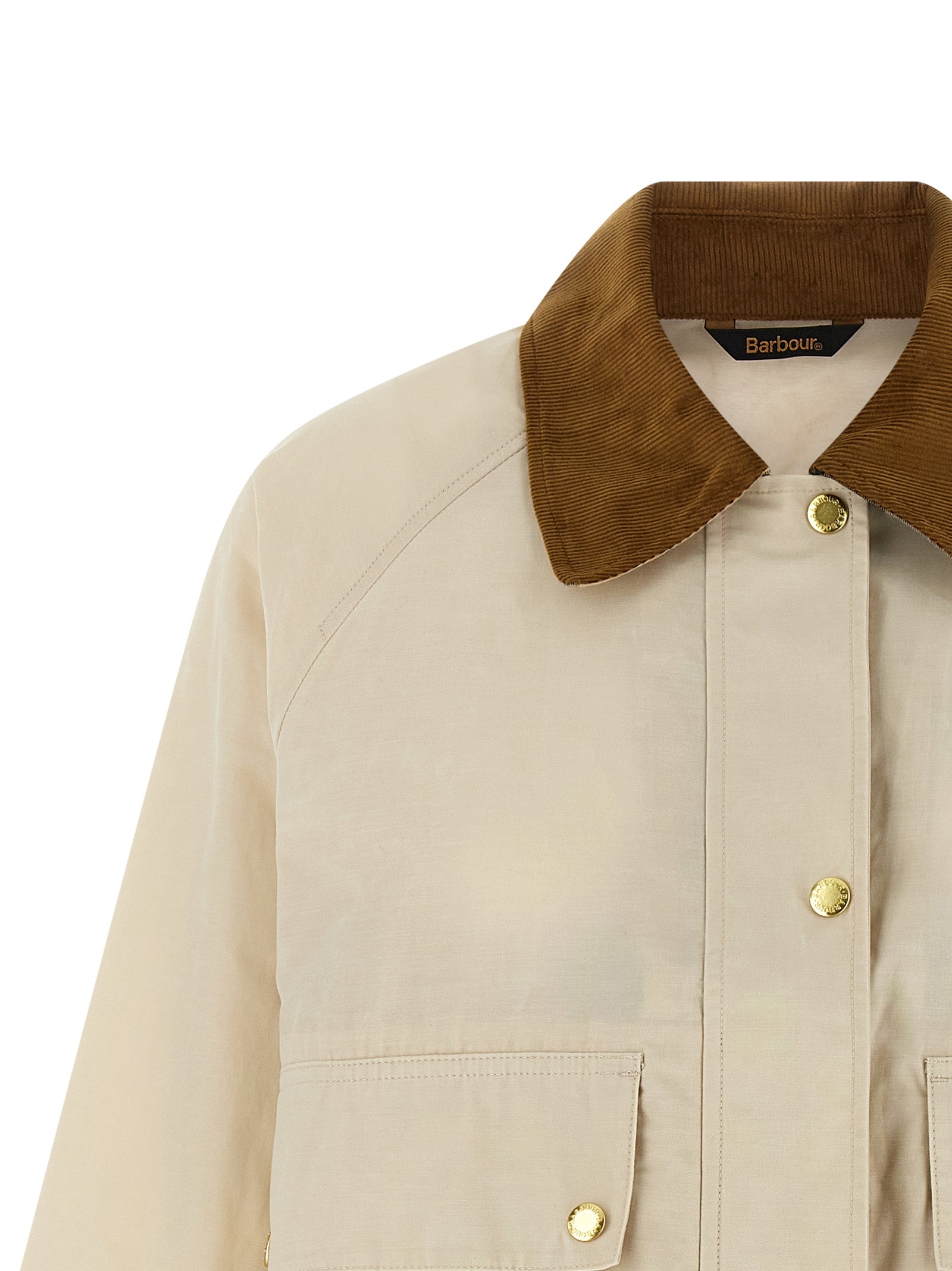Medland rain jacket Beige Cotton Polyamide Down Jacket, Parka, Casual