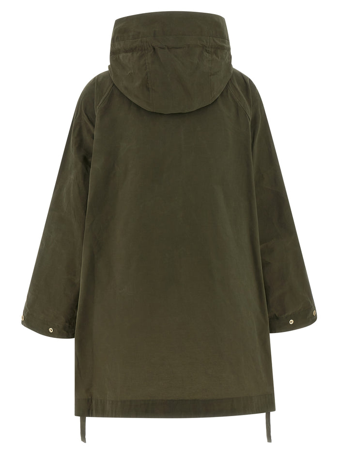 Middlemarch rain jacket Green Cotton Polyamide Down Jacket, Parka, Casual