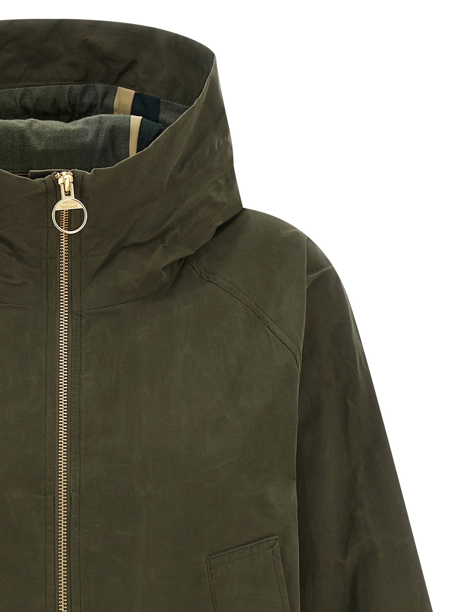 Middlemarch rain jacket Green Cotton Polyamide Down Jacket, Parka, Casual