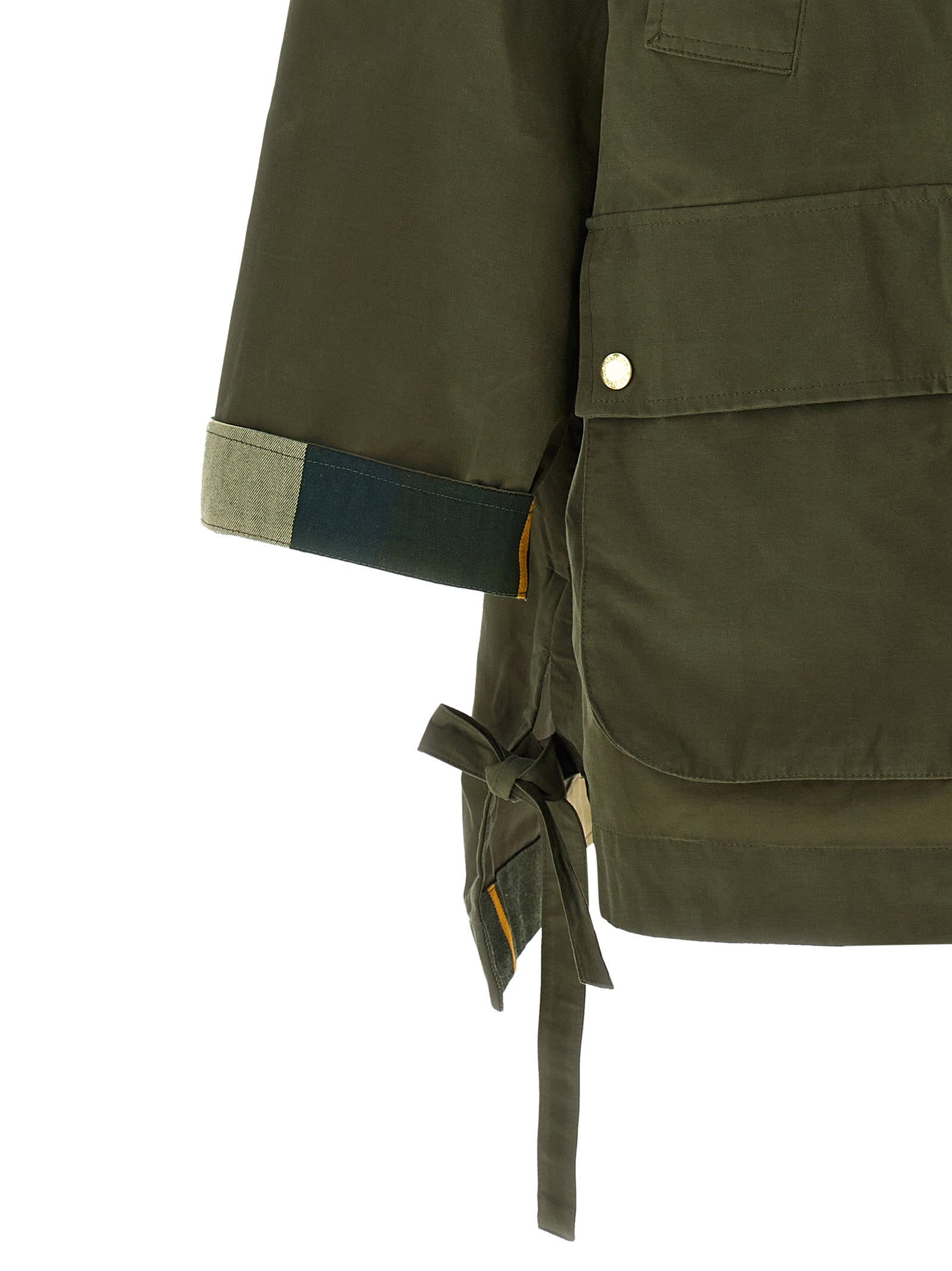 Middlemarch rain jacket Green Cotton Polyamide Down Jacket, Parka, Casual