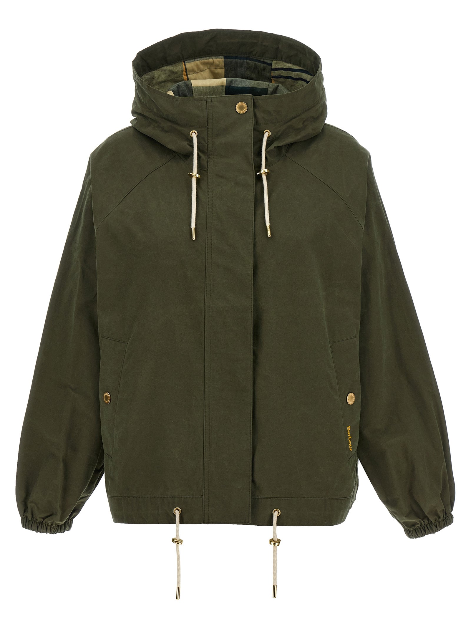 Hawkridge rain jacket Green Cotton Polyamide Down Jacket, Parka, Casual