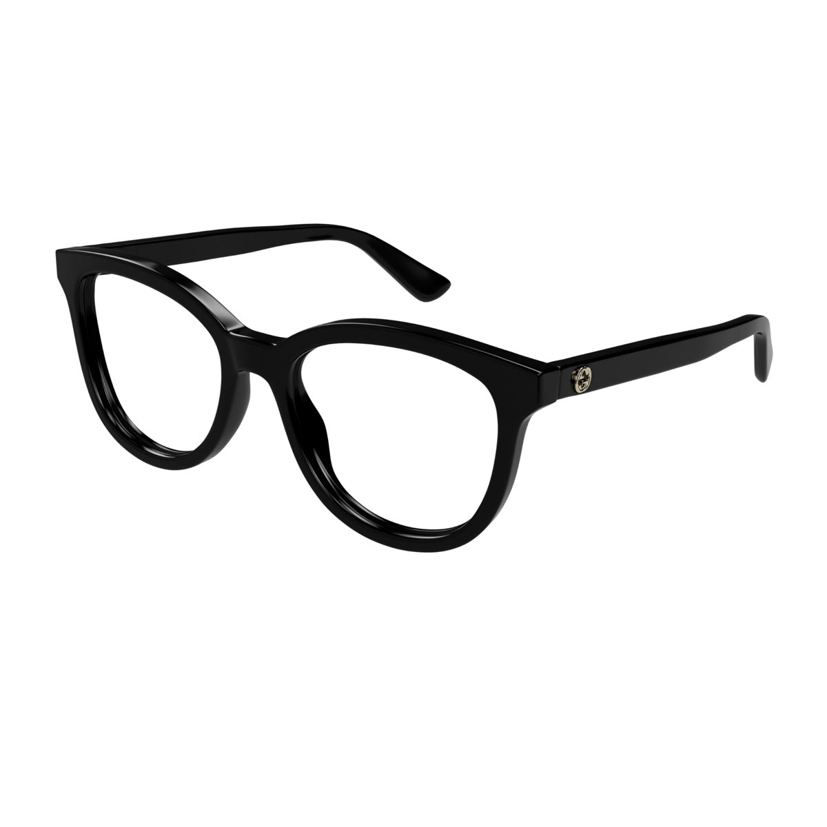 Gucci GG1687O Linea GG LOGO 001 Black Nero Recycled Acetate Occhiali Da Vista