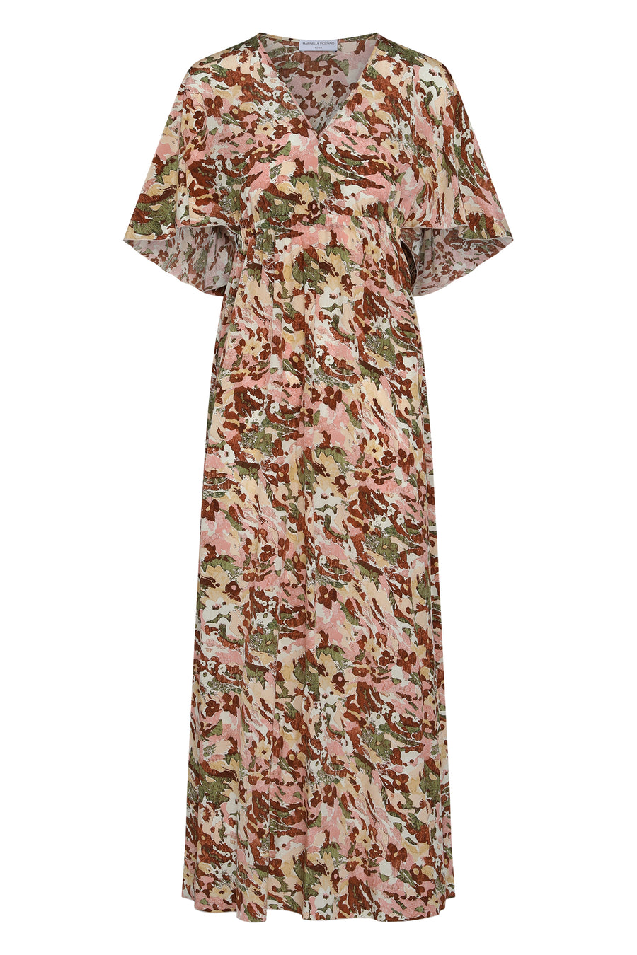 Lucia Printed Silk Dress