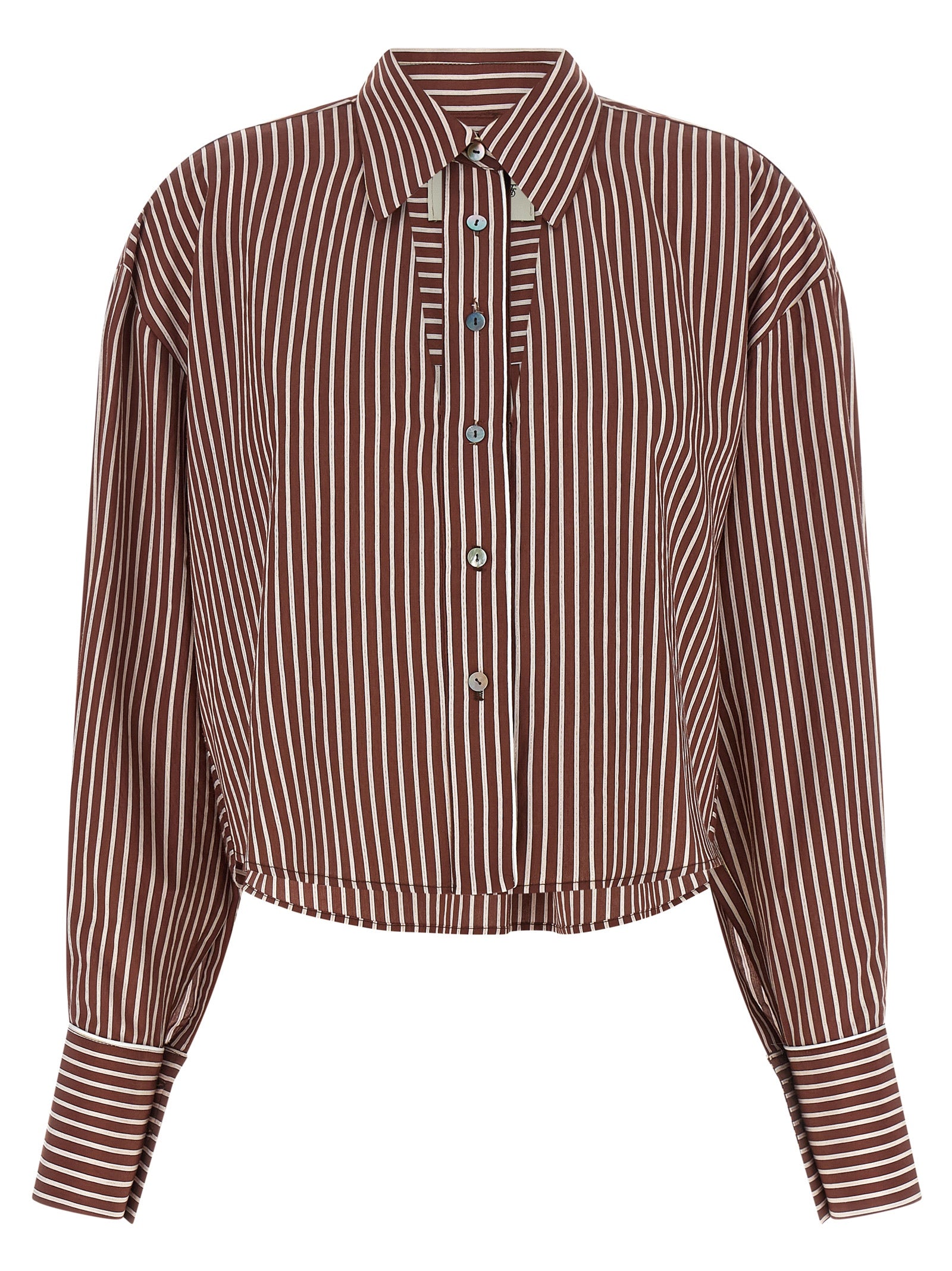 Luna Shirt Brown Shirt, Blouse