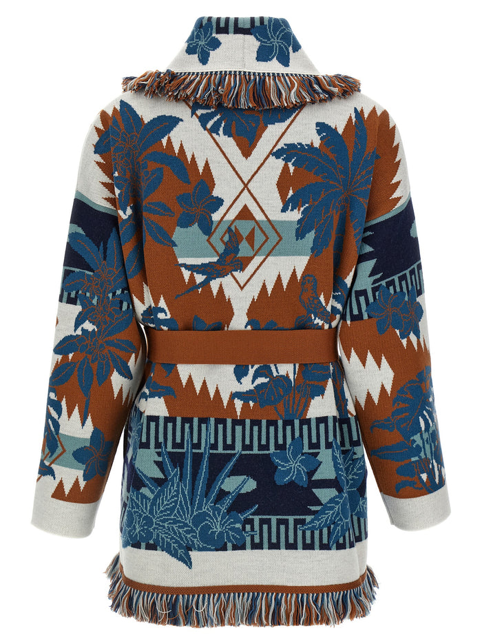 Island Soul cardigan Multicolor Wool Sweater, Cardigans