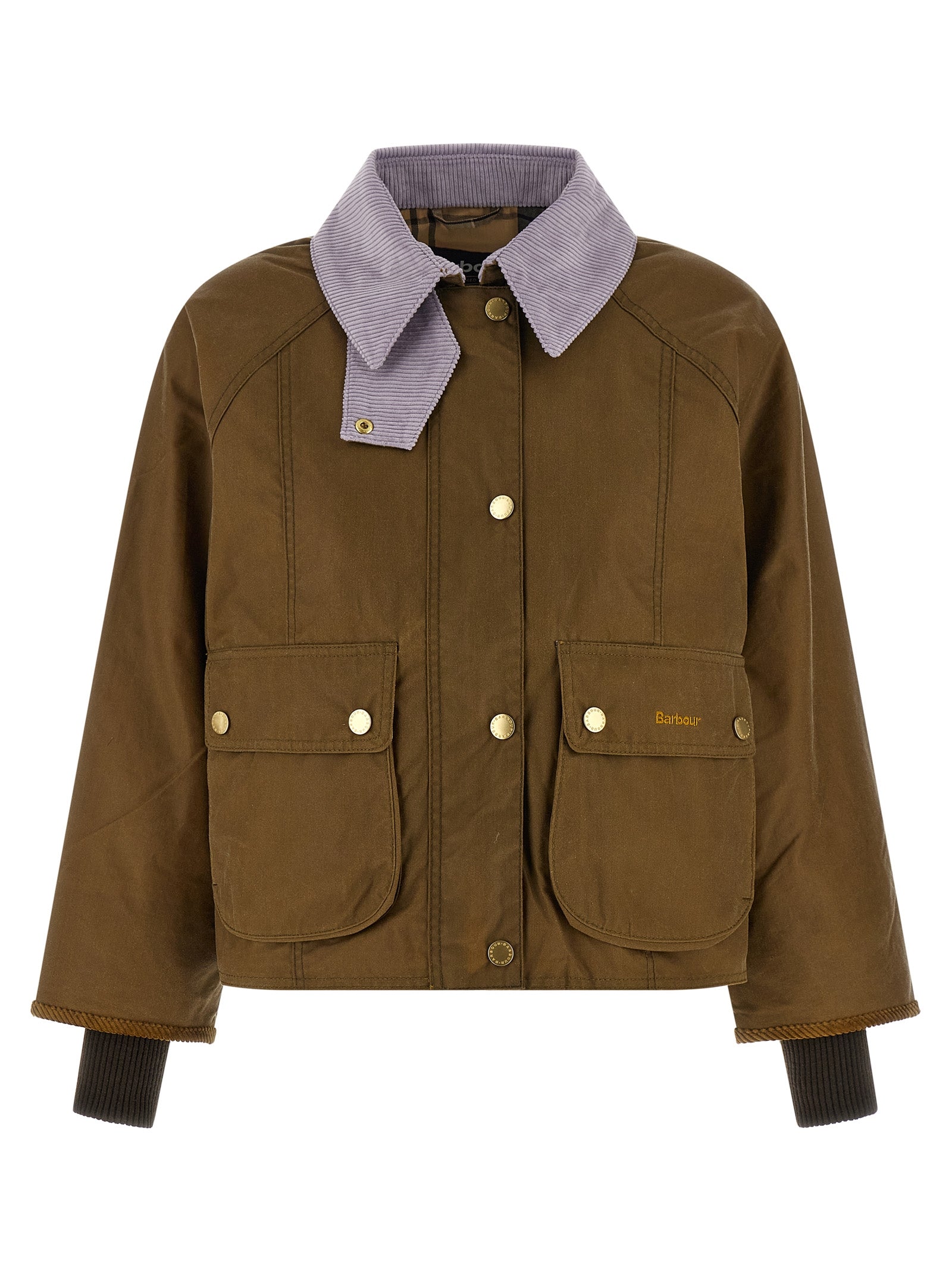Beadnell Jacket Brown Waxed Cotton Down Jacket, Parka, Casual