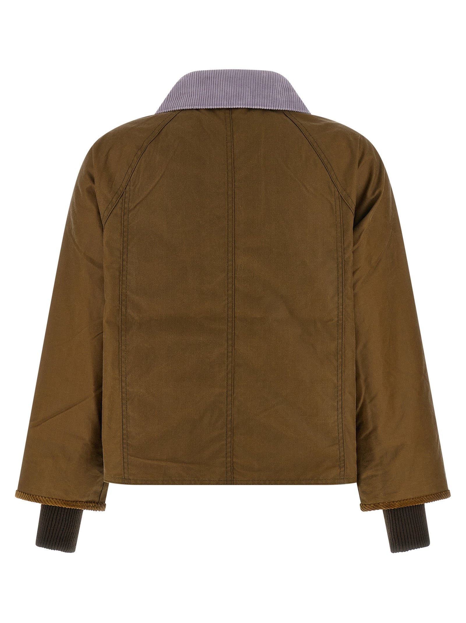Beadnell Jacket Brown Waxed Cotton Down Jacket, Parka, Casual