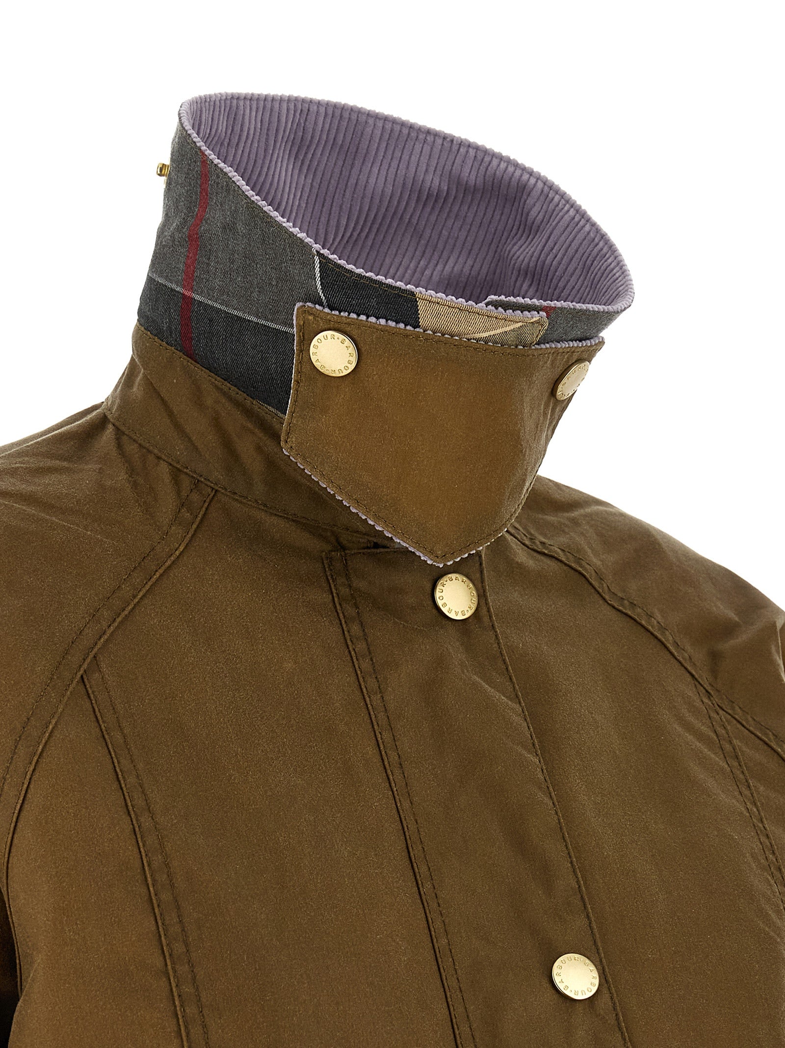 Beadnell Jacket Brown Waxed Cotton Down Jacket, Parka, Casual