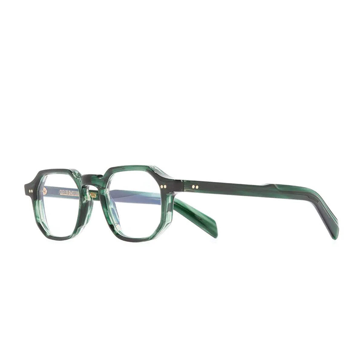 Cutler And Gross GRAHAM GR11 03 Striped Dark Green Verde Acetate Occhiali Da Vista