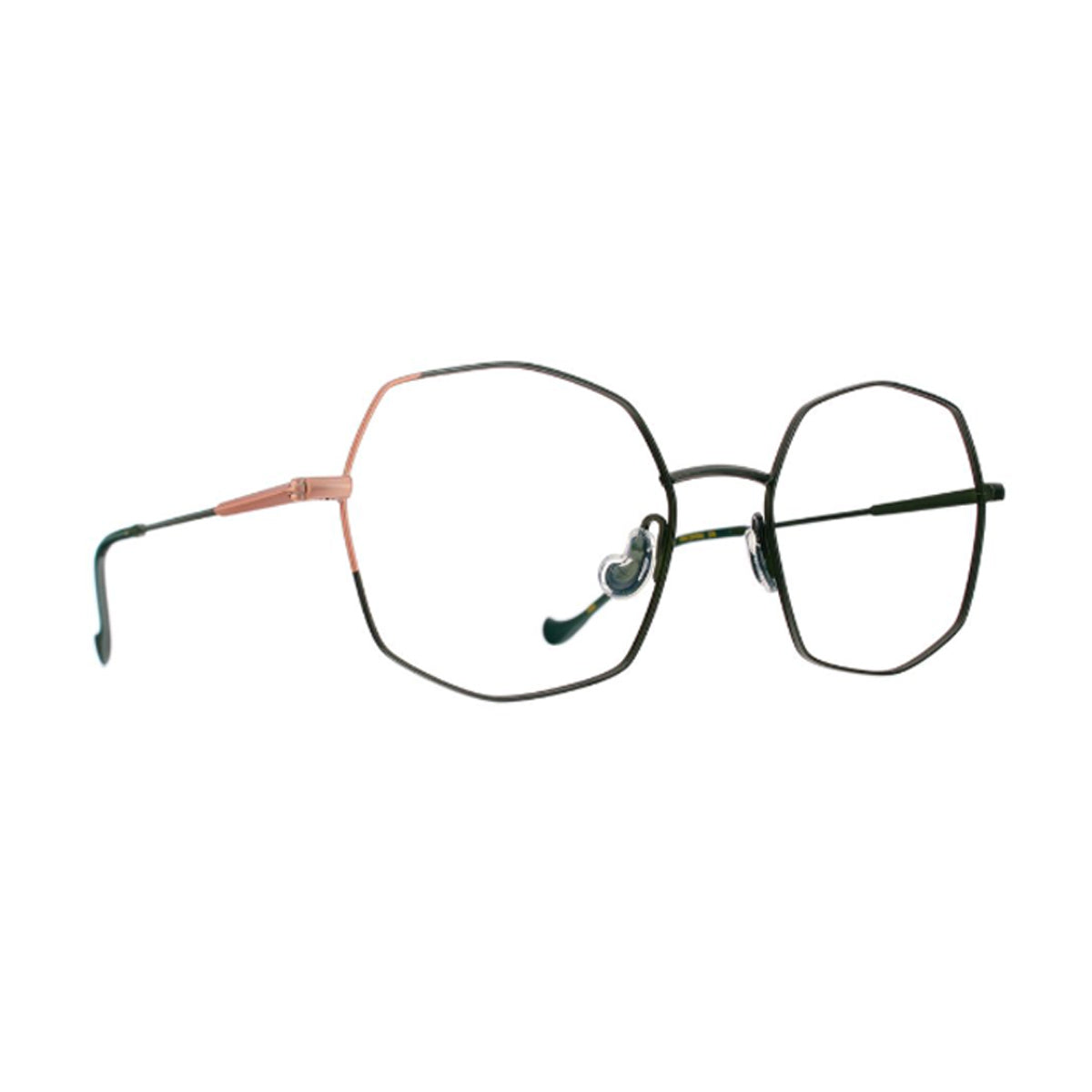 Caroline Abram Vicentias 576 Vert-Peche Verde Metal Occhiali Da Vista
