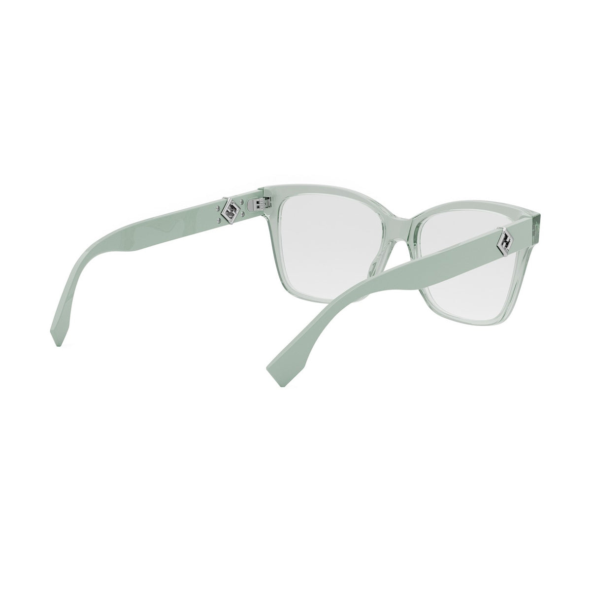 Fendi FE50117I FF Diamonds 093 Verde Acetate Occhiali Da Vista