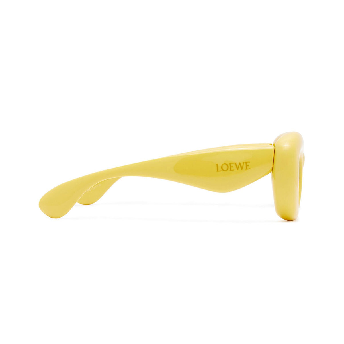 LW40117I INFLATED 39a yellow Giallo Nylon Occhiali Sole