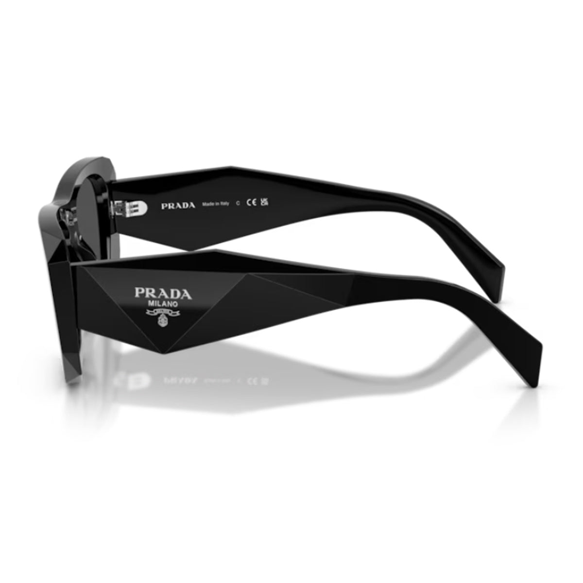Prada PR B18S Symbole 16K08Z Nero Acetate Occhiali Da Sole