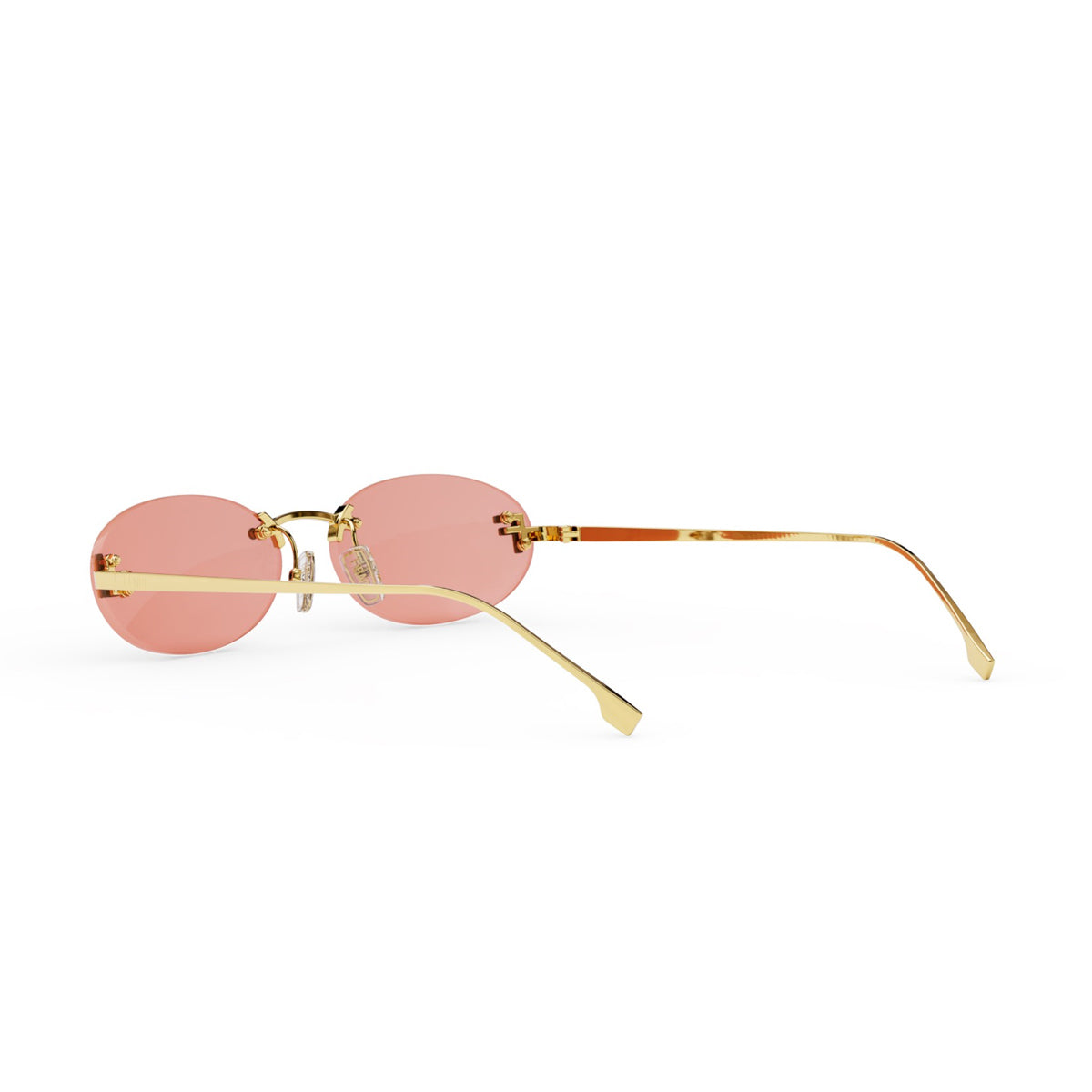 FE4075US 30S Oro Fendi First Crystal Metal Occhiali Da Sole