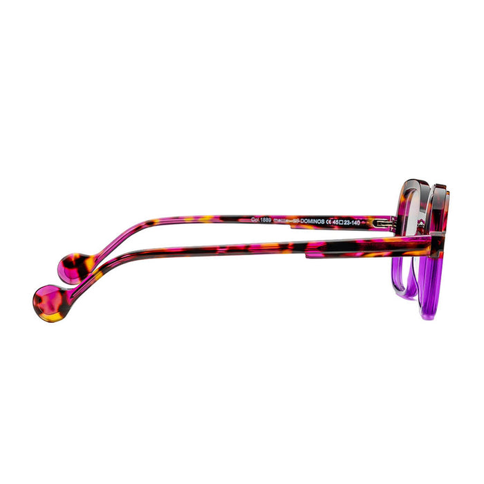 Matttew Dominos 1889 Mix Rosa Viola Acetate Occhiali Da Vista