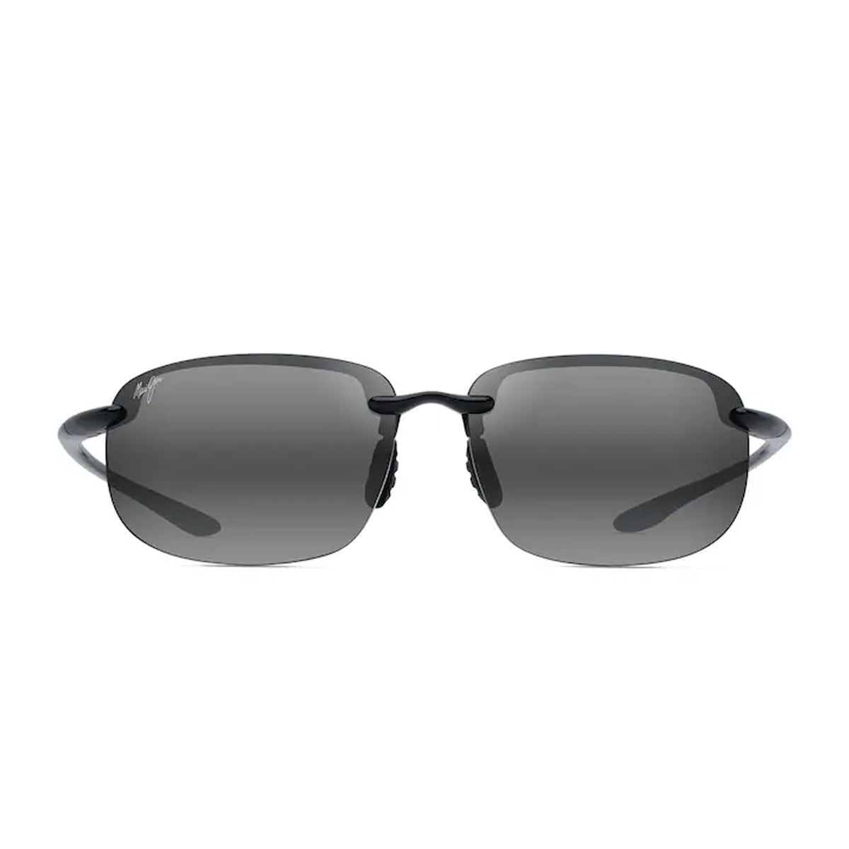 Maui Jim Hookipa XLarge Nero Lucido Nylon Occhiali Da Sole