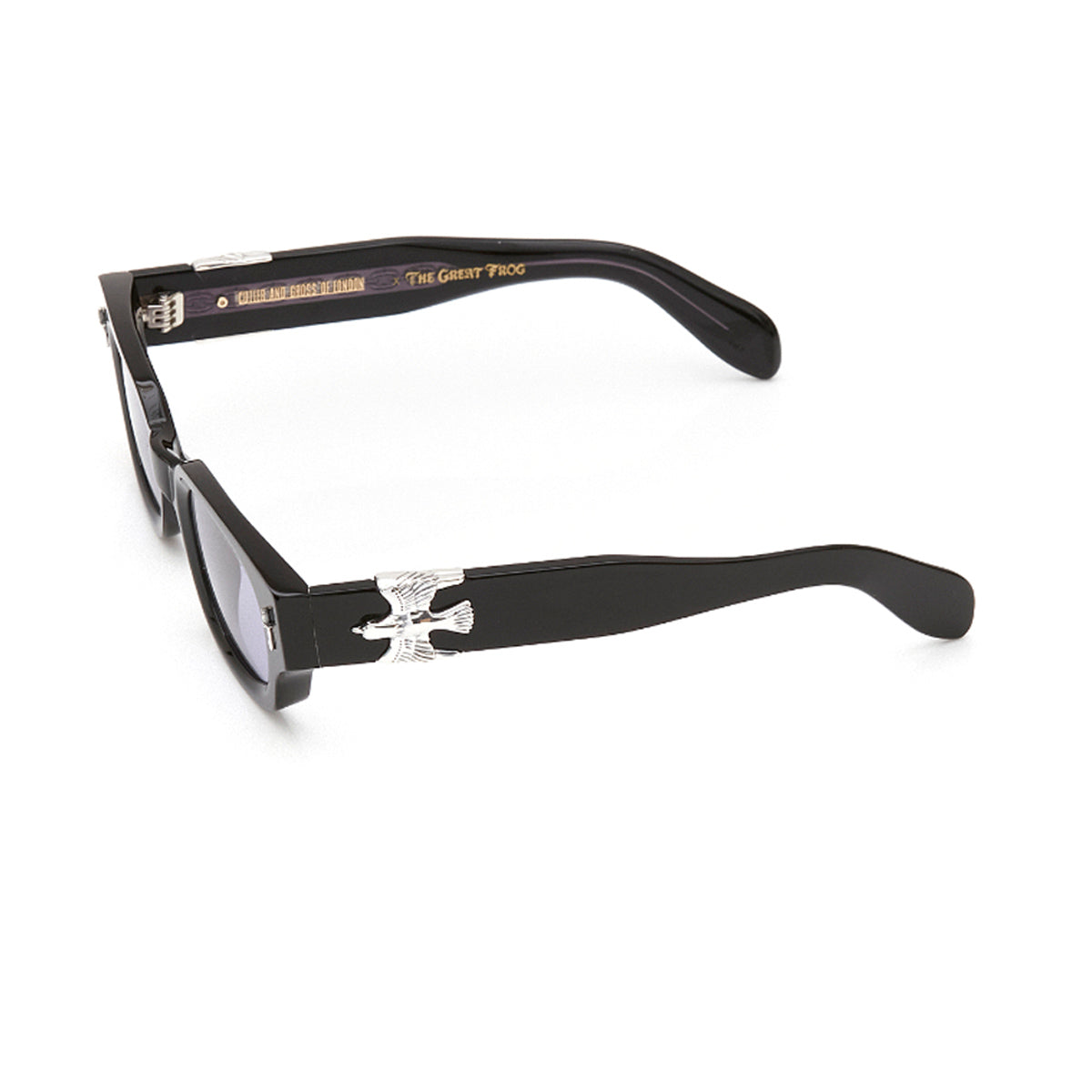 Cutler And Gross Great Frog 004 01 Nero Acetate Occhiali Sole