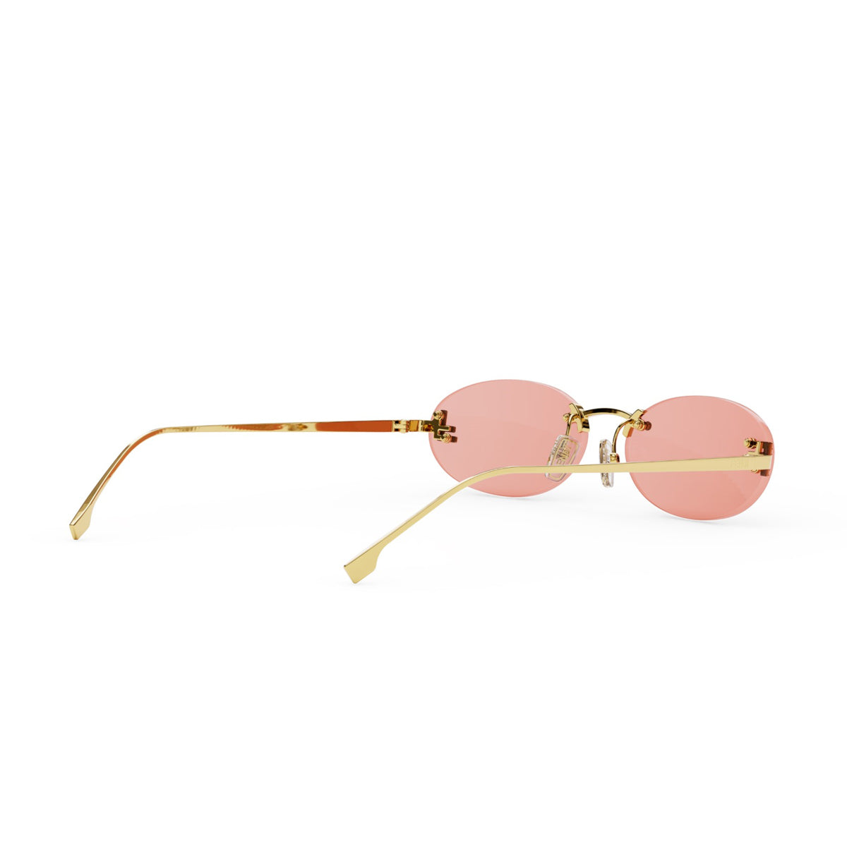 FE4075US 30S Oro Fendi First Crystal Metal Occhiali Da Sole