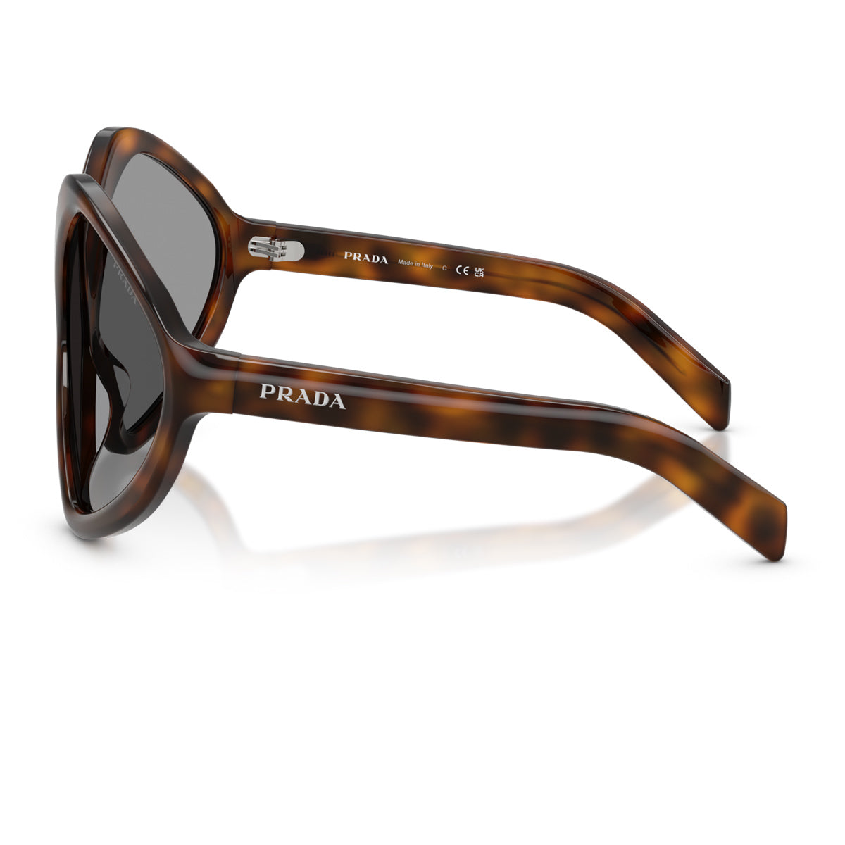 Prada PR B21S Runway 20D50Q Juniper Tartarugato Havana Acetate Occhiali Da Sole