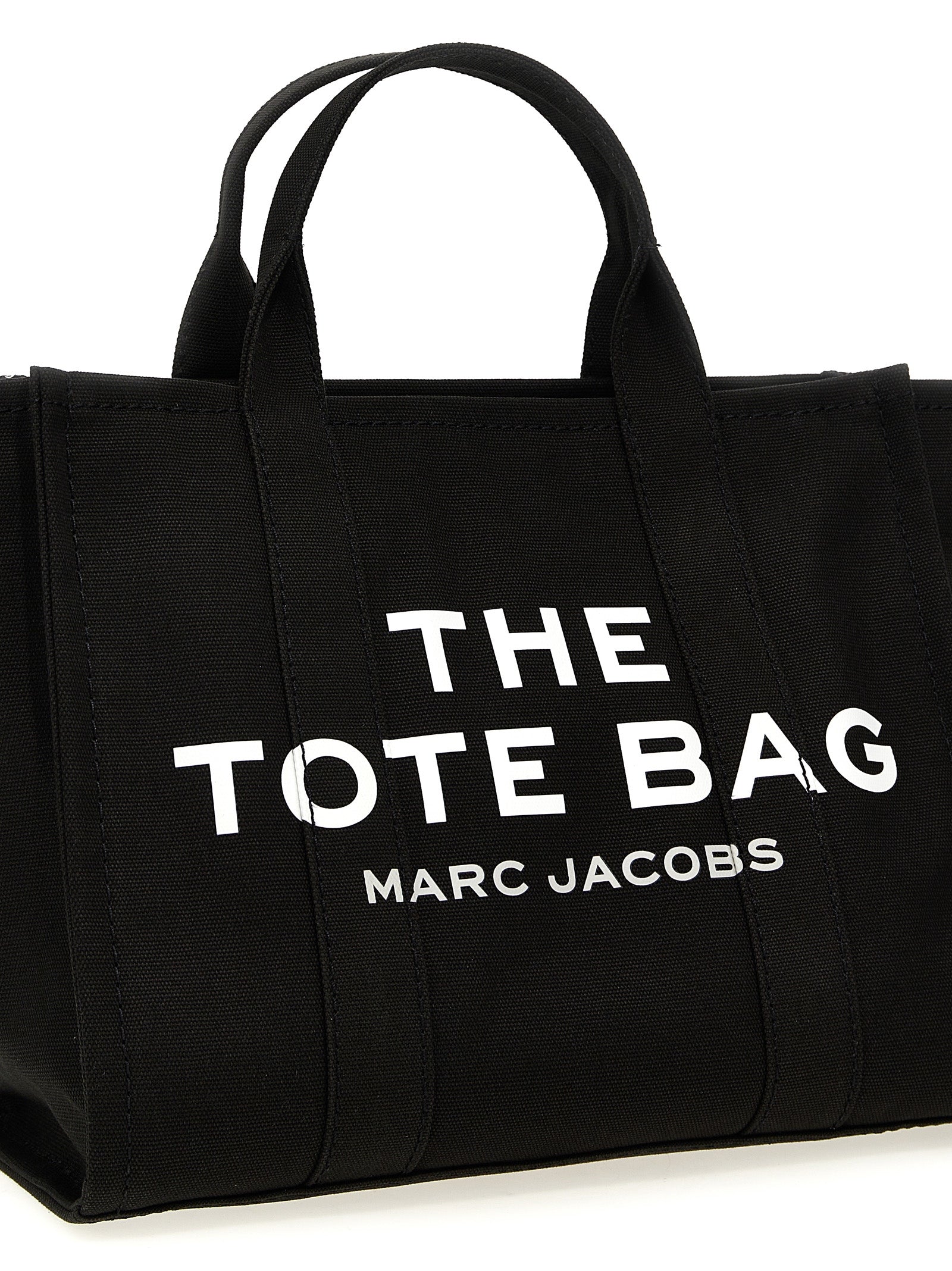 Shopping The Canvas Medium Tote Black Cotton Bag