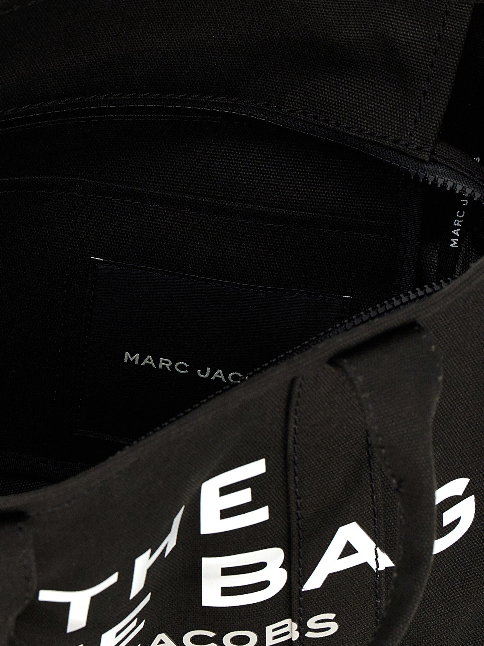 Shopping The Canvas Medium Tote Black Cotton Bag