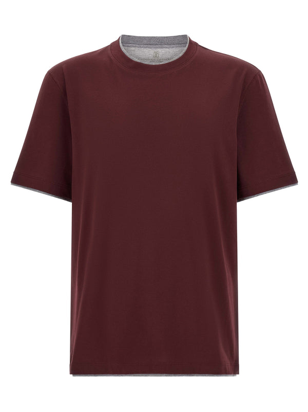 Brunello Cucinelli Double Layer T-shirt