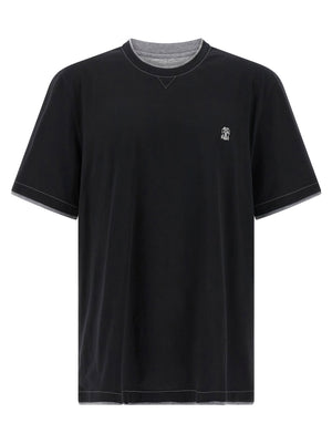 Brunello Cucinelli Double Layer T-shirt
