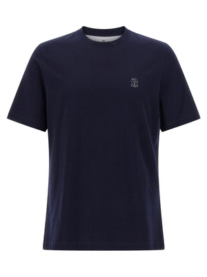 Brunello Cucinelli Logo Print T-shirt