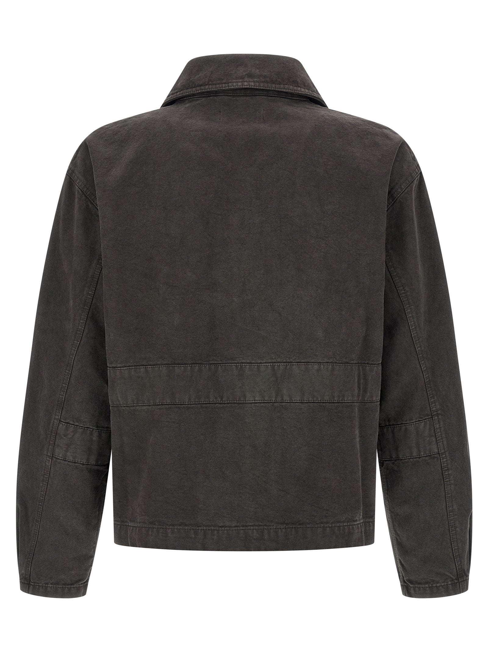 Courier jacket Gray Organic Cotton Down Jacket, Parka, Casual
