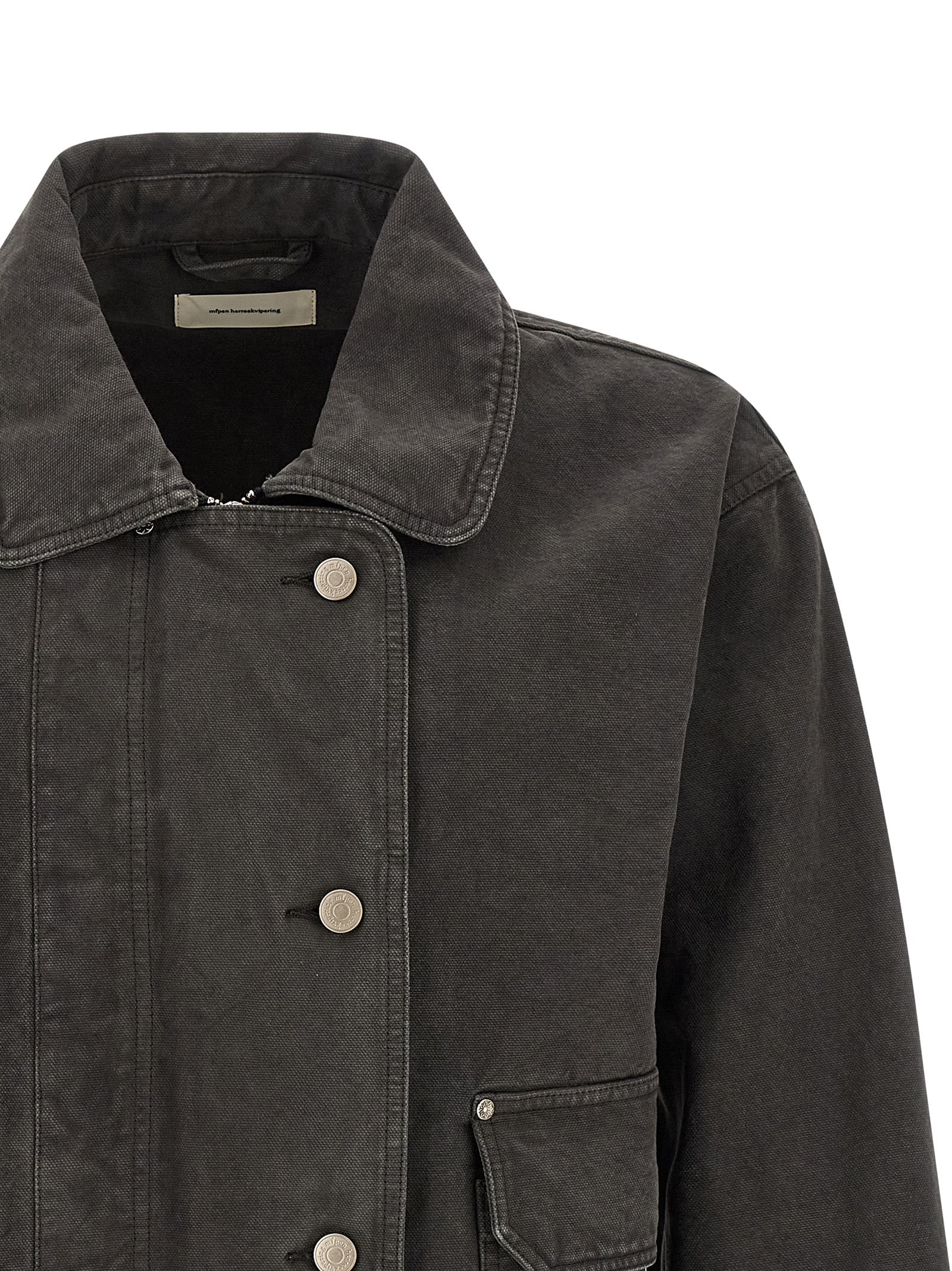 Courier jacket Gray Organic Cotton Down Jacket, Parka, Casual