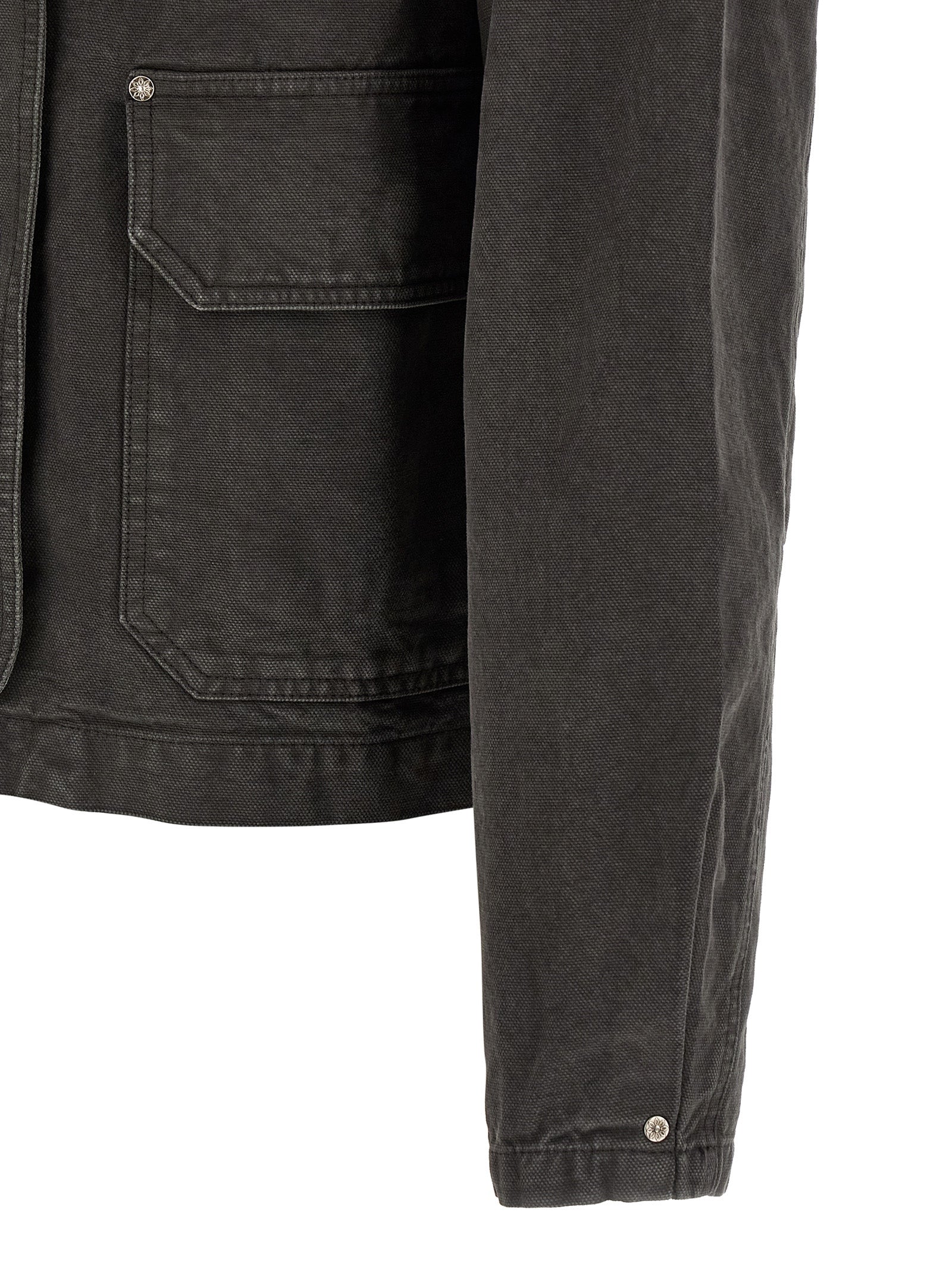 Courier jacket Gray Organic Cotton Down Jacket, Parka, Casual