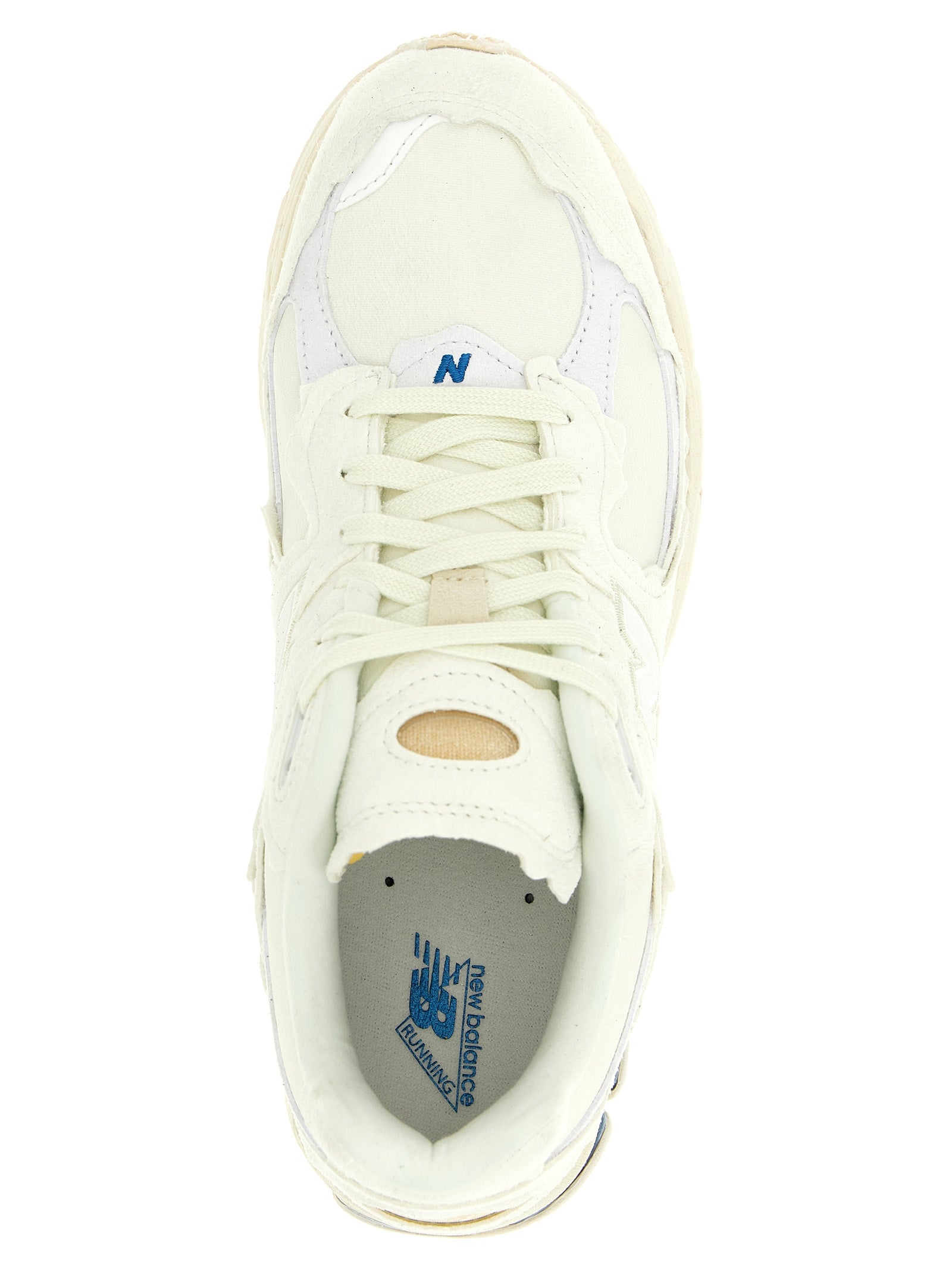2002 Sneakers White Suede Textile
