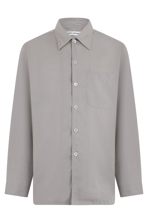Shirt Borrowed Grey Tencel