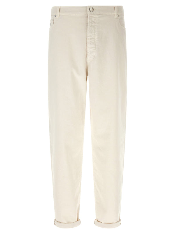 Brunello Cucinelli Garment-dyed Denim Jeans