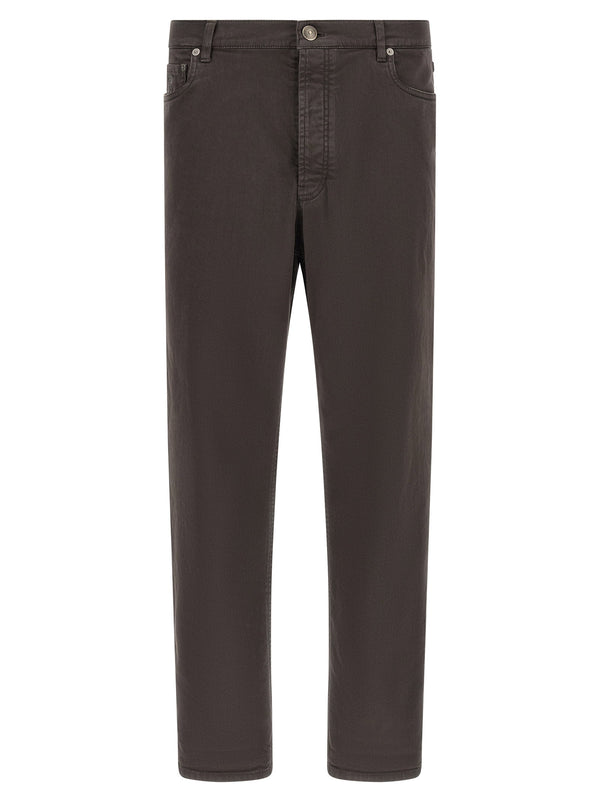 Brunello Cucinelli Garment-dyed Denim Jeans