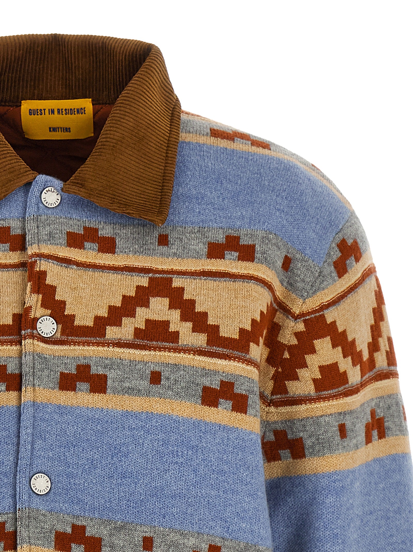 Western Industry jacket Light Blue Wool Cachemire Down Jacket, Parka, Casual