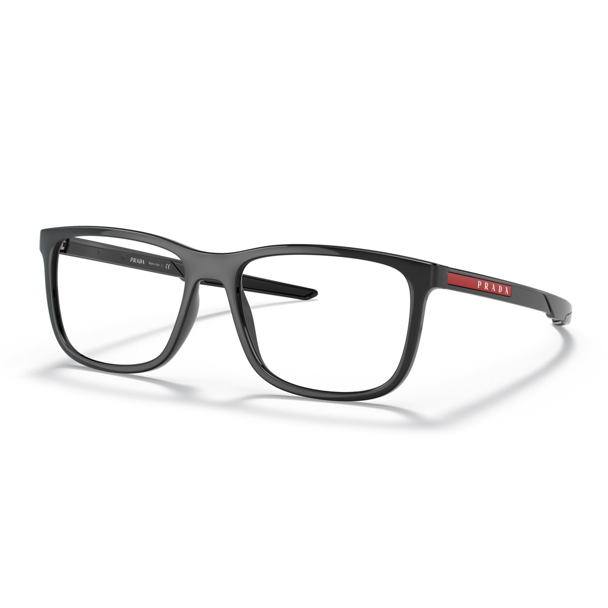 Prada Linea Rossa PS 07OV 1AB1O1 Nero Nylon Occhiali Da Vista