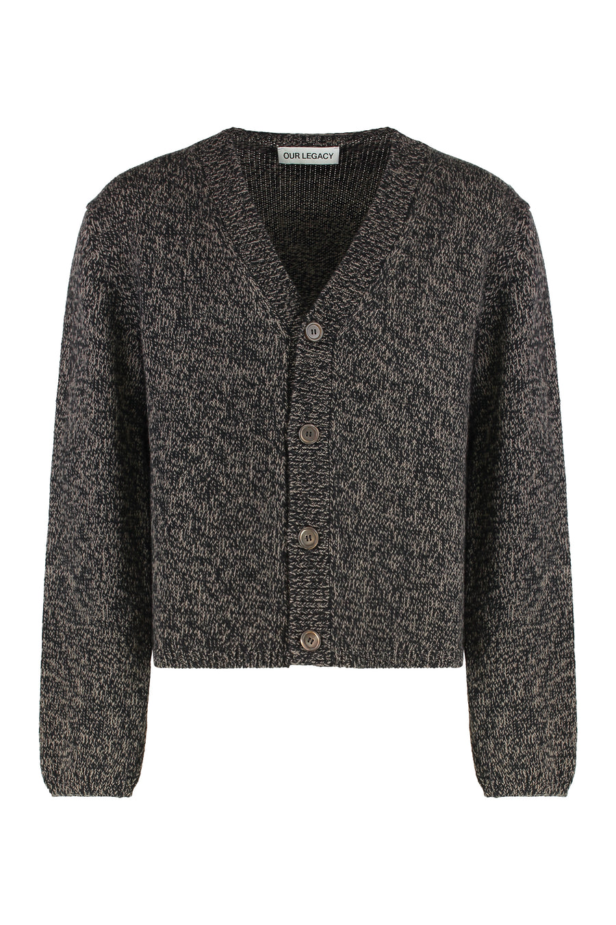 Wool Cardigan Academy Grey Superfine Cardigans