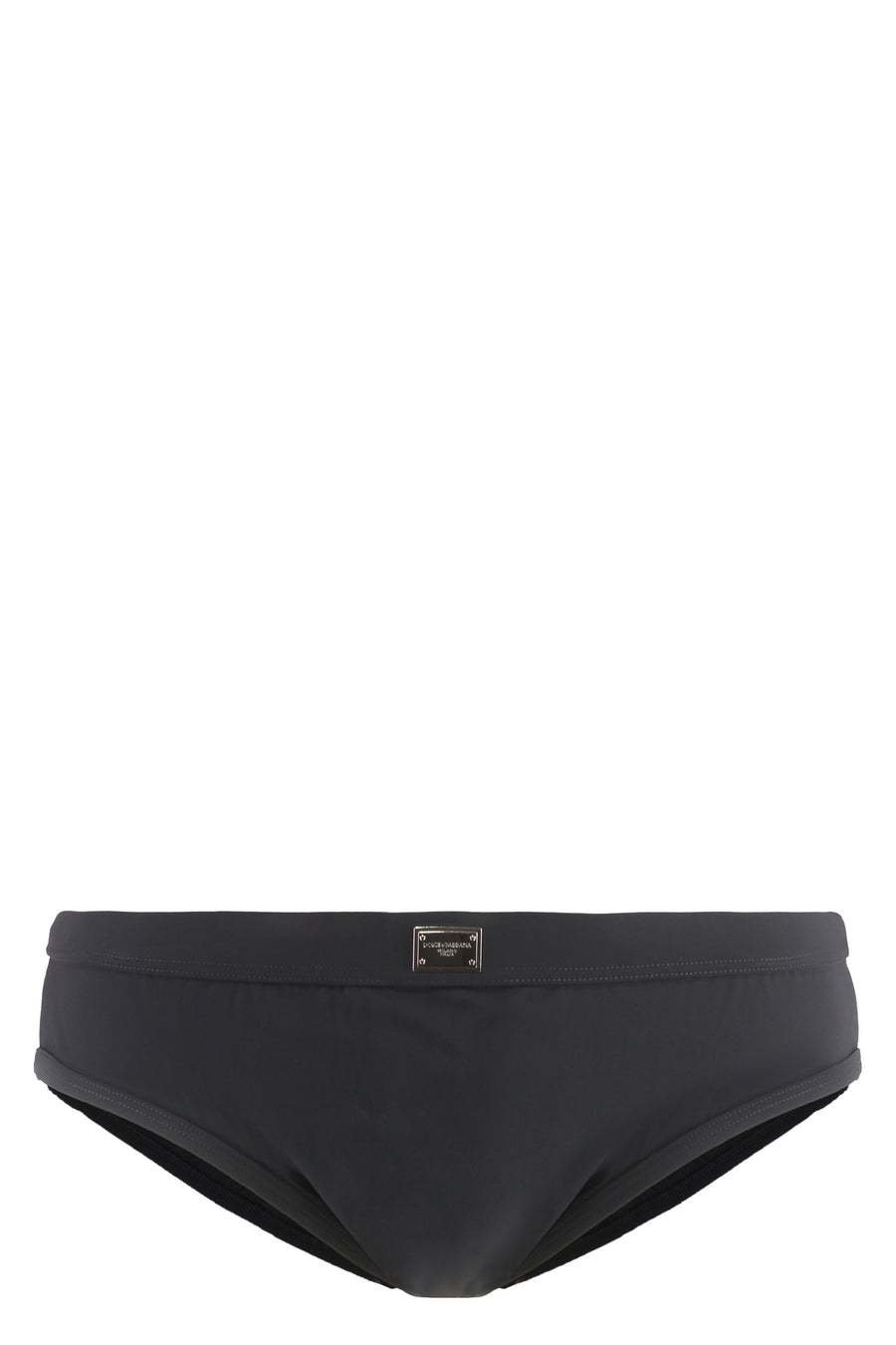 Black Swim Briefs Polyamide Beachwear