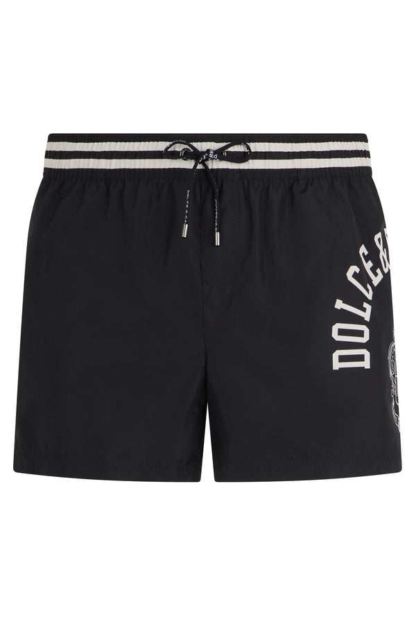 Marine Boxers Military Black Polyamide Beachwear