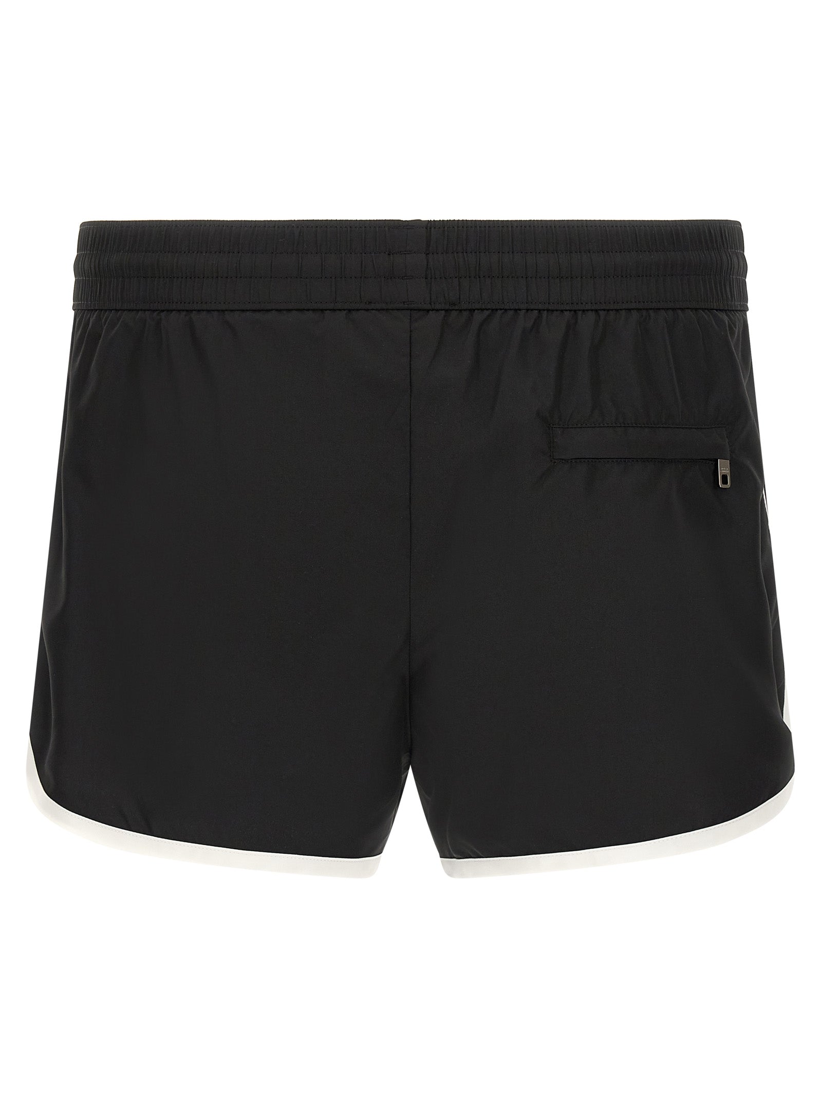 Logo swimsuit White/black Polyamide Beachwear